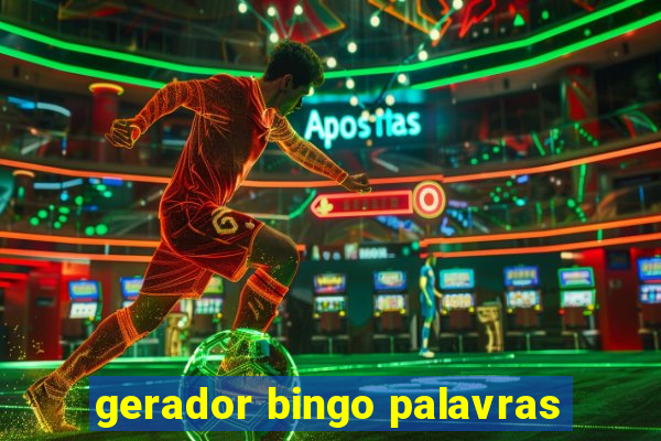 gerador bingo palavras